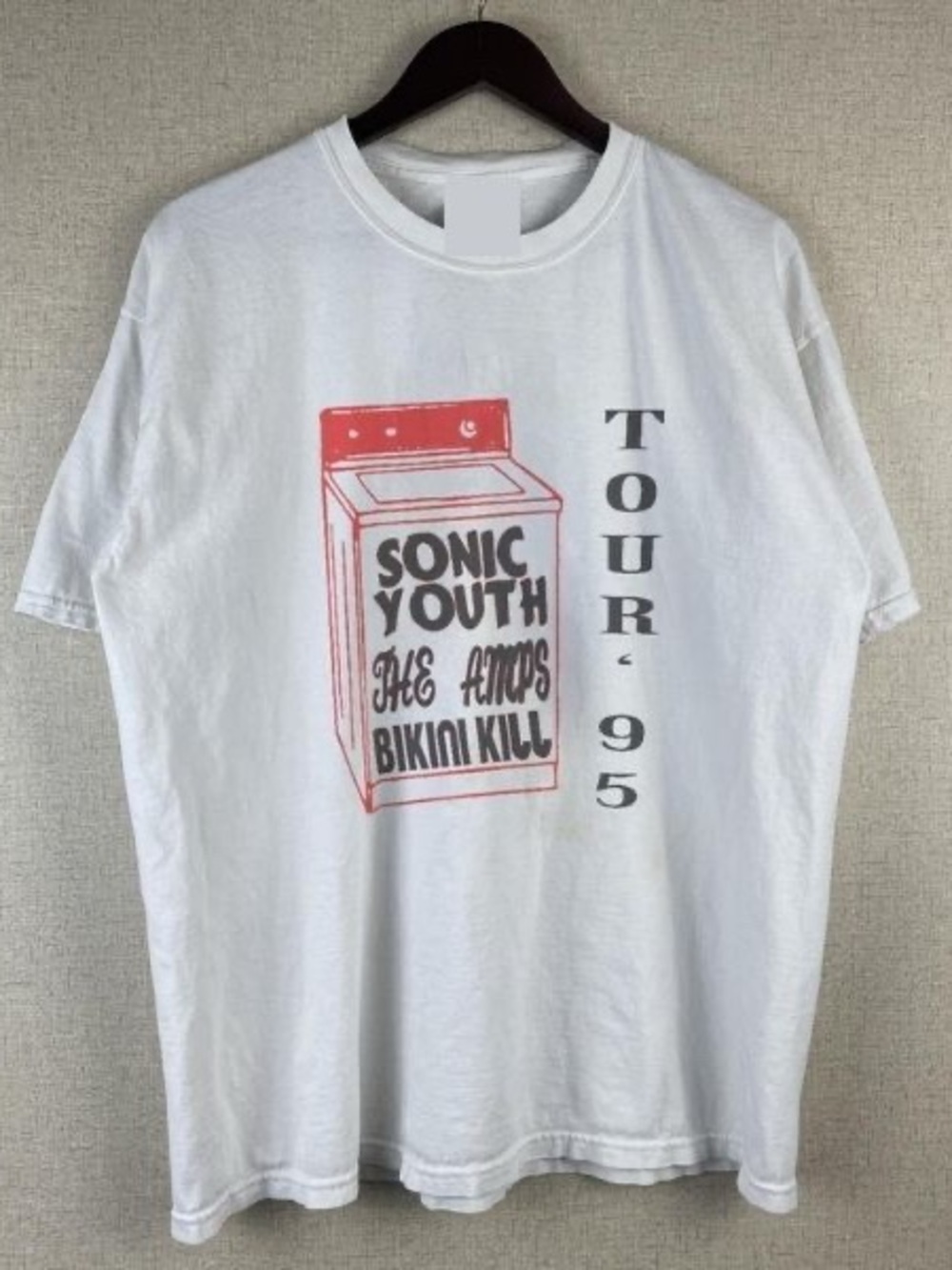 Sonic Youth White Graphic Tee